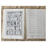 RARE Cool Vintage 1923 Fergus Falls Highschool year book and Early 20th Century OTC War Book