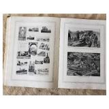 RARE Cool Vintage 1923 Fergus Falls Highschool year book and Early 20th Century OTC War Book