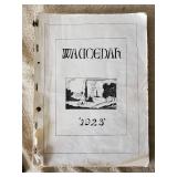 RARE Cool Vintage 1923 Fergus Falls Highschool year book and Early 20th Century OTC War Book