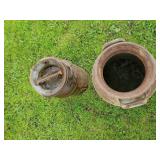 2 Vintage Milk Cans Atlantic and Tilben