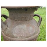 2 Vintage Milk Cans Atlantic and Tilben