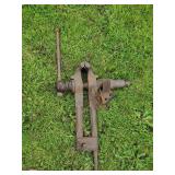 Vintage Blacksmith Post Leg Vise