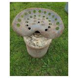 Vintage Milk can With Vintage Tractor seat