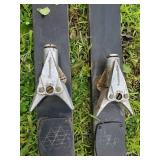 2 Pair Vintage HEAD Snow Skis  Great For Display