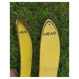 2 Pair Vintage HEAD Snow Skis  Great For Display