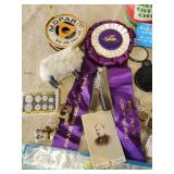 Misc Lot of vintage Smalls, Pins, Patches, Paddle Locks and so much more
