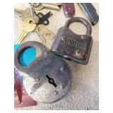 Misc Lot of vintage Smalls, Pins, Patches, Paddle Locks and so much more