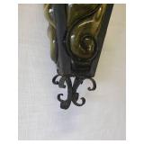 Vintage Outdoor Wrought Iron Gothic Spanish Revival Lantern