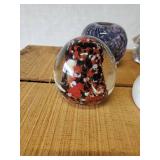 Various Vintage Papper Weights Golden Crown and others with Fenton Glass Bear