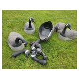 8 Large Canadian Geese Decoys or use for Displaly