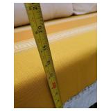 Awesome Wicker Couch with recovered Cusion and Throw Pillows