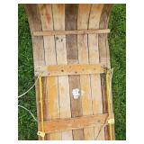 Vintage Mustang Glass Fused Toboggan