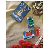 Vintage Christmas Lot, Manger Scene, Bulbs, Ornaments and much More