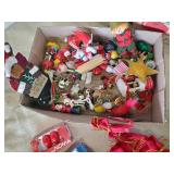 Vintage Christmas Lot, Manger Scene, Bulbs, Ornaments and much More