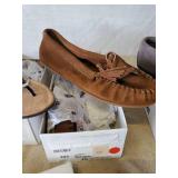 Lot of 3 Pair of New with Box Minnetonka Moccasins Various Sizes