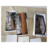 Lot of 3 Pair of New with Box Minnetonka Moccasins Various Sizes