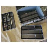 Screws Nails Nuts and Bolts of many sizes and more misc Items with Plano Box