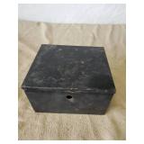 Vintage Metal Box with Train Cars, Burlington Northern, Golden Eagle, Coca Cola and more