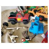 Vintage Toy Lot, McDonalds, Tonka, Fisher Price, CAT and More