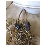 Vintage Hanging Light in Good working Condition no chips or cracks