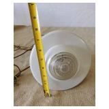 Vintage Hanging Light in Good working Condition no chips or cracks
