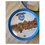 4 Vintage Beer Trays Hamms, Old Style Pabst, And Schlitz