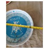 4 Vintage Beer Trays Hamms, Old Style Pabst, And Schlitz