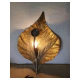 Awesome Large Metal Leaf Wall Hanging Light and Masketeer Wooden Horse Décor