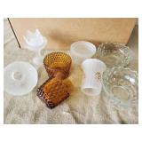 4 Vintage Fairy Lamps No chips or Cracks