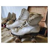 3 Pair of Vintage Rollerskates  2 with Cases