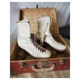 3 Pair of Vintage Rollerskates  2 with Cases