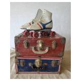 3 Pair of Vintage Rollerskates  2 with Cases