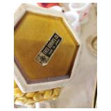 Misc Vintage Lot, Cigar Boxes, Fred Robers Honey Jar, Vintage Salt and Pepper, and More