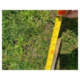 Vintage Wooden Ladder, Pulley, and Antique Hay Knife