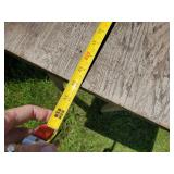 Vintage side Table and Vintage Wooden Bench