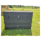Vintage Solid Wooden Trunk