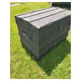 Vintage Solid Wooden Trunk