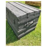 Vintage Solid Wooden Trunk