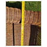 Nice Brown Wicker Love Seat