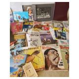 Vintage Magazines of various Titles, Vintage Pennants, Vintage OTC Atlas, and Much More