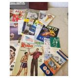 Vintage Magazines of various Titles, Vintage Pennants, Vintage OTC Atlas, and Much More