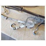 Power Comealong Winch, Nail Gun Nails, and Vintage Portable Lamp Working