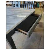 Gorgeous Like New Table 4 Chairs and Bench Seat  with Drawers on both ends