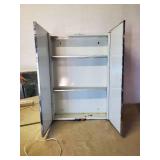 2 Antique Medicine Cabinets and working Light
