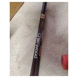 Fishing Lot, two Reels Ocean City, Hiawatha, and others with tackle box with Tackle