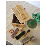 Antique Shoe Shine Lot and Cobblers Stand