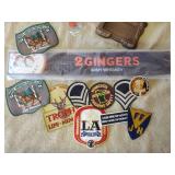 Beer and Patch Lot RARE Brown Schlitz Bottle,  Special export Sign never used, Pioneer Beer Bottles,  and More