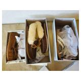3 pair of Minnetonka Moccasins various sizes and styles