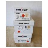 3 pair of Minnetonka Moccasins various sizes and styles