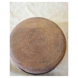 Large #12 Cast IronTri Foot  Cauldron with Lid ,and Griswold Cast Iron Pot